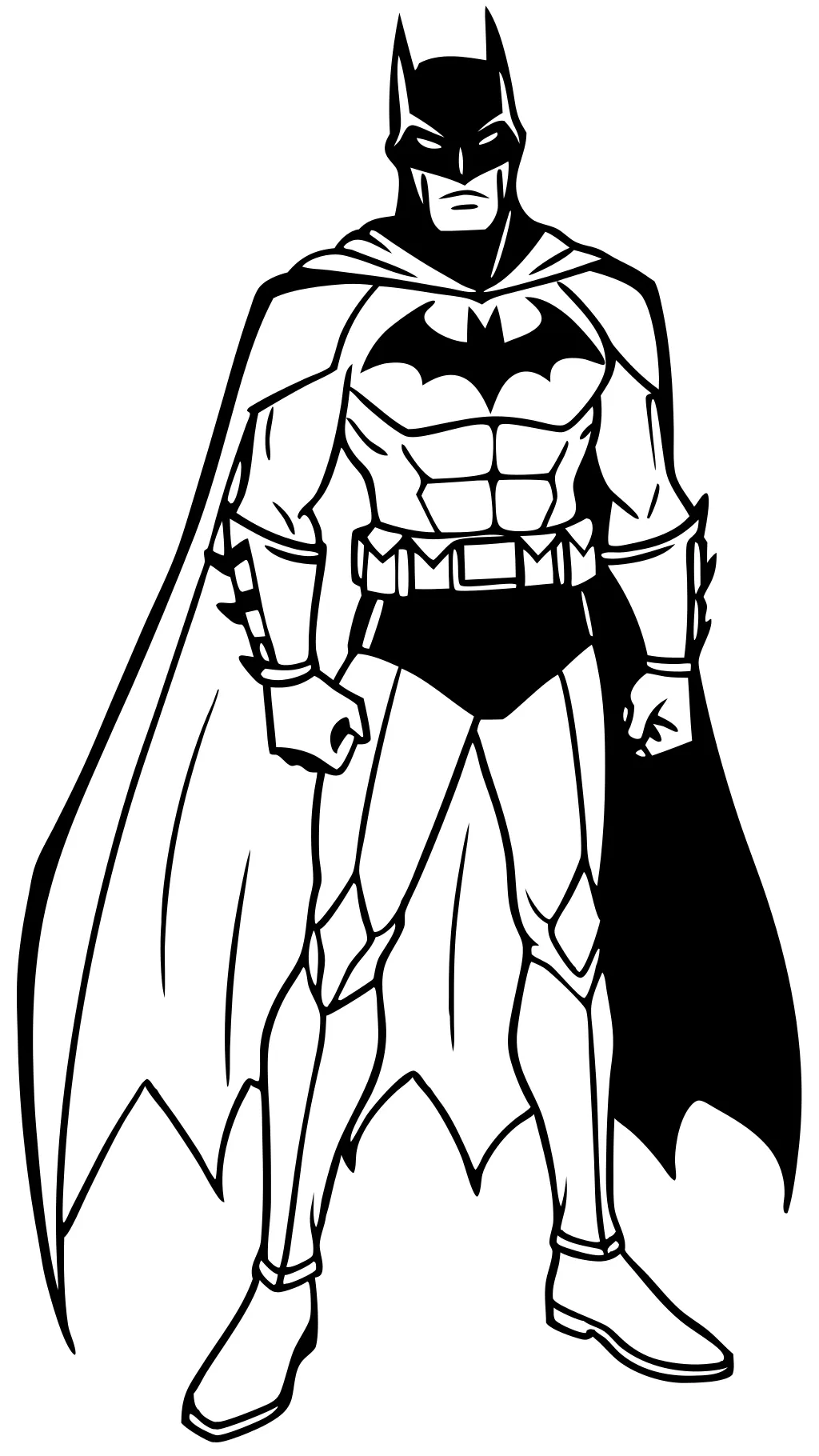 coloring pages of batman